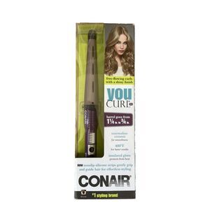 Conair You Curl Tourmaline Ceramic Conical Curling Iron 1 1/4 " to 3/4" Tapered